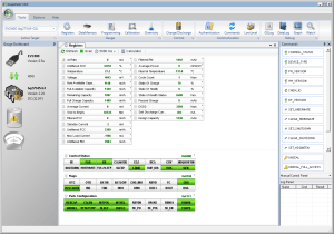Data captured from GaugeStudio