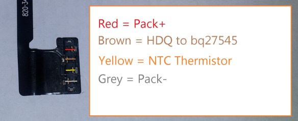 iPhone 5 battery pinout