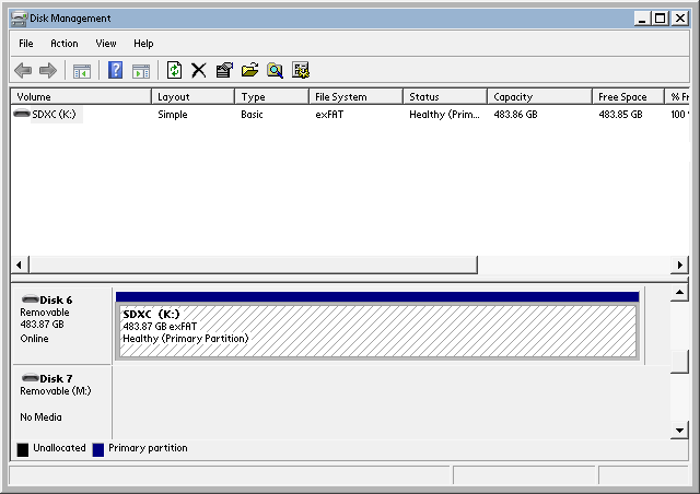 Lexar OEM 512GB Partition