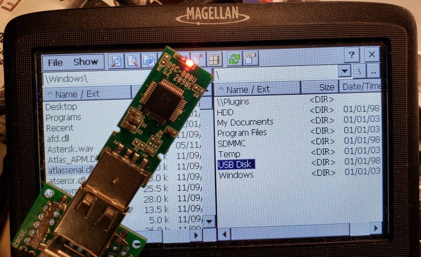 DIY adapter to get a USB host port.