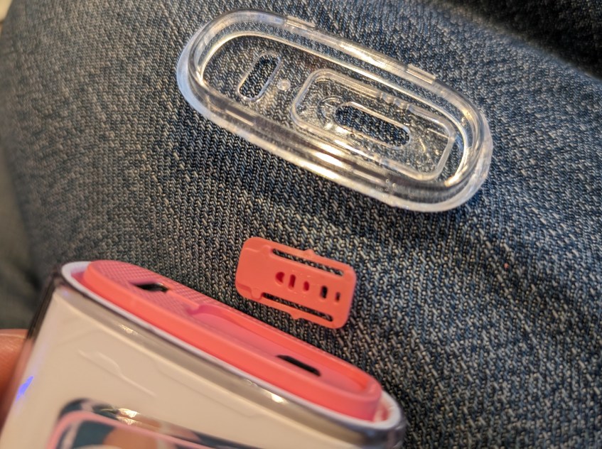 Removed end cap. The airflow restriction switch falls out easily.